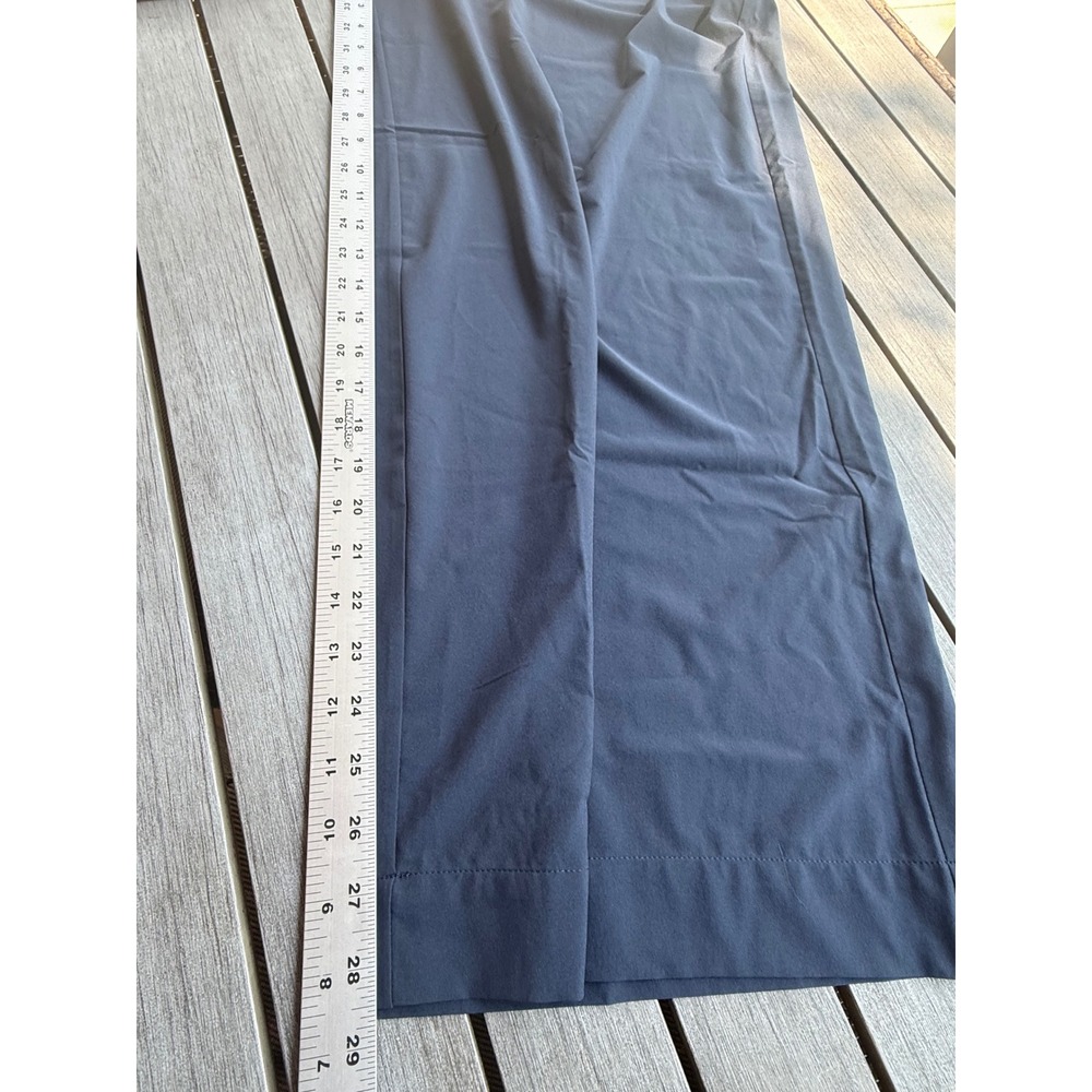 All in motion women's active high-rise, wide leg performance pants navy XL short - Picture 7 of 7